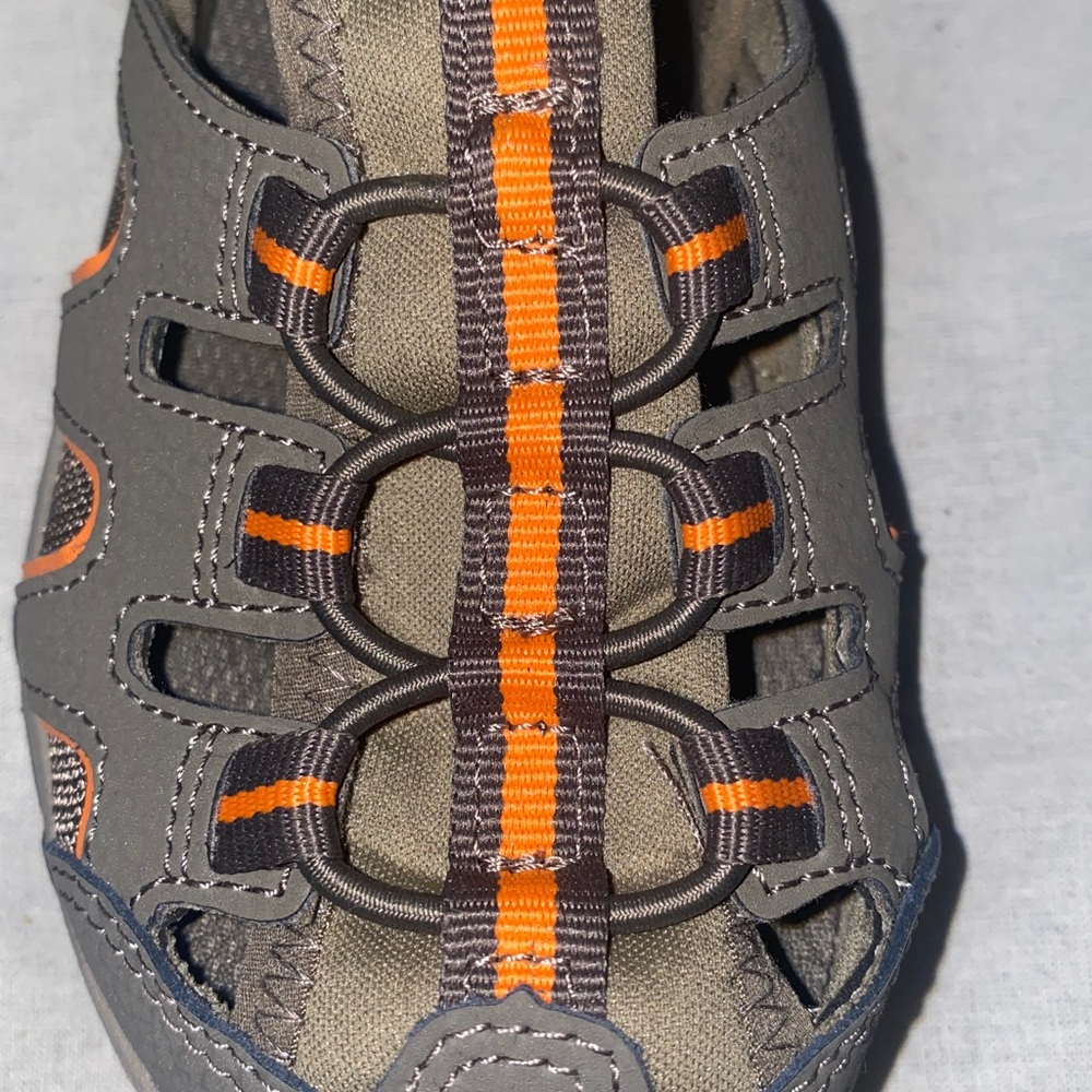 Merrell Kids Hydro H20 Hiker Sandal
- Gunsmike/Orange - Boys Size 2W - Picture 9 of 11